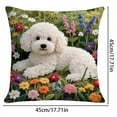 thumbnail image 3 of Wozhuo Dog Pillow Cover Spring Cute Embroidery Soft Throw Cover for Sofa Bedroom Decor, 3 of 7