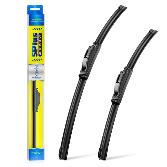 5 PLUS J/U HOOK 26" 16" Silicone Water Repellent Beam Windshield Wiper Blades Fit J-Hook Arm- OEM Quality Premium All-Seasons Wiper blades