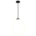 thumbnail image 2 of CWI Lighting 1 Light LED Chandelier with Black finish, 2 of 7