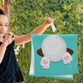 thumbnail image 6 of Dreamtimes Funny Bunny Bottom Hand Towels 2 PCS, Green Happy Easter Kitchen Towel Ultra Soft and Highly Absorbent,Decorative Fingertip Face Towel for Bathroom Hotel, 28.3"x14.4", 6 of 6