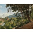 thumbnail image 3 of Franz Alt 18x15 Black Modern Framed Museum Art Print Titled - Motor from Merano (A Scene in Merano), 3 of 5