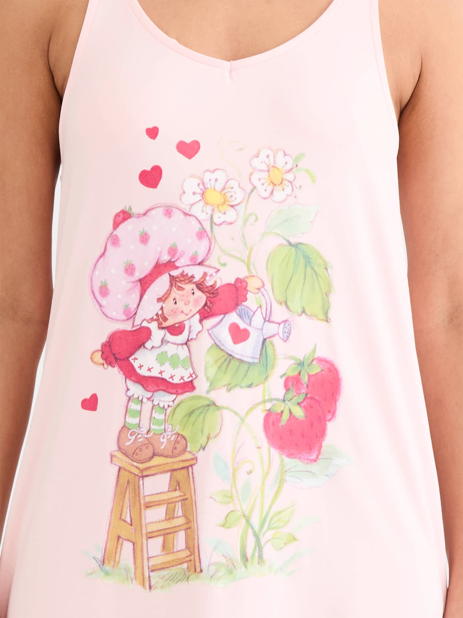 Strawberry Shortcake Women's Sleep Tank Dress, Sizes XS-3X