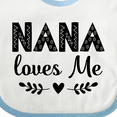 thumbnail image 4 of Inktastic Nana Baby Girl Clothes Girls Baby Bib, 4 of 4