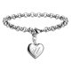 thumbnail image 1 of Pulseras con iniciales para adolescentes Pulseras con corazón de acero inoxidable para mujeres 26 letras Alfabeto Pulsera Regalos de joyería para niñas adolescentes, 1 of 4
