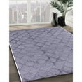 thumbnail image 2 of Ahgly Company Indoor Rectangle Mid-Century Modern Slate Blue Grey Oriental Area Rugs, 5' x 8', 2 of 6