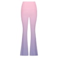 thumbnail image 4 of High Waist Bootcut Yoga Pants For Women Gradient Color Flare Leggings Stretch Pull On Workout Flowy Wide Leg Pants, 4 of 4