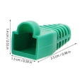 thumbnail image 2 of IFANLANDOR 50Ud Protector De Cable Ethernet Con Cubierta De PVC Para Red Y Conectores Variados, 2 of 6