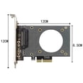 thumbnail image 3 of U.2 SFF-8639 a PCI-E X4 Tarjeta de expansión 4000 MB/s Soporte de tarjeta de extensión SSD GEN4, 3 of 4