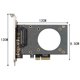 thumbnail image 3 of U.2 SFF-8639 a PCI-E X4 Tarjeta de expansión 4000 MB/s Soporte de tarjeta de extensión SSD GEN4 Likrtyny Para estrenar, 3 of 3