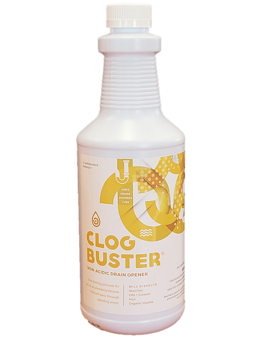 ClogBuster Liquid Drain Opener and Clog Remover, Commercial Grade, 1