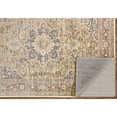 thumbnail image 4 of Feizy Grayson Transitional Medallion, Gray/Tan/Red, 7'10" x 10'6" Area Rug Easy Care Stain Resistant Fade Resistant Bohemian & Eclectic Distressed Floor Rug for Living room Bedroom, 4 of 8