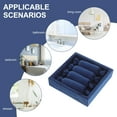 thumbnail image 3 of unbranded 1Jgo Para Exhibir Azul De Multifuncional Para Almacenamiento De Joyas Y Maquillaje, 3 of 7