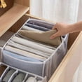 thumbnail image 2 of Organizador de jeans, organizador de guardarropa de 4 piezas, caja de almacenamiento de jeans, caja divisoria de cajones de punto para pantalones, jeans, suéteres, camisetas, pantalones, camisas, 2 of 5