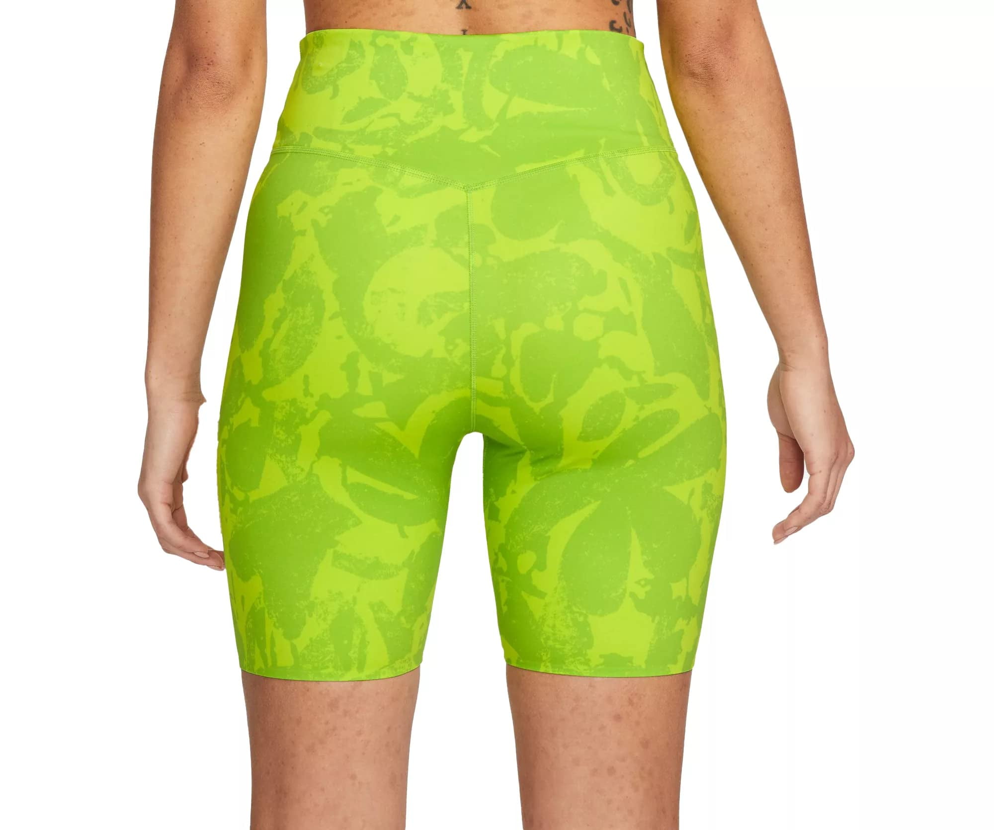 lime green nike biker shorts
