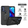 thumbnail image 4 of NIFFPD Motorola Moto G Power 2022 Case with Screen Protector Magnetic Kickstand Car Mount Protection Case Cover for Moto G Power 2022 Black, 4 of 7