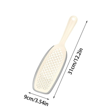 

Buodes Toddler Knife Set Kitchen Oil Cleaning Silicone Scraper with Hanging Hole Hollowed Out Drainage and Oil Waste Classification
