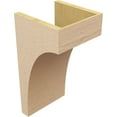 thumbnail image 5 of 10"W x 10"D x 20"H Wide Stockport Rough Cedar Woodgrain TimberThane Corbel, Primed Tan, 5 of 6