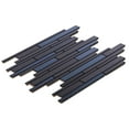 thumbnail image 2 of Modket Black Industrial Style Stainless Steel Metallic Modern Mosaic Tile Backsplash, 2 of 5