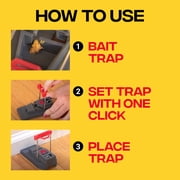 (2 pack) Victor Quick-Kill Mouse Trap - Kills Mice - Easy to Use - 2 Pack