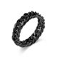 thumbnail image 1 of Anillo de cadena cubana de tejido doble con viento frío de Europa y Estados Unidos, joyería de mano con personalidad de nicho neutral sin género, 1 of 5