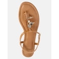thumbnail image 4 of Time and Tru Women's Shell Thong Sandal, 4 of 6