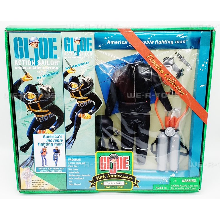 GI Joe Action Sailor Figure & Frogman Set Hasbro 2003 #80781 NEW