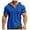 Blue, variant on Men's Short Sleeve Summer Hoodie Top - Casual Foreign Trade Shirt - Fashionable Design for Beach Business (S-XXXL)