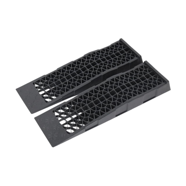 Thinsony 2 Pieces Car Ramps Low Profile Anti Slip Portable Maintenance or Oil Changes no Flower Texture Flower Texture 69.8x20x7.8 cm