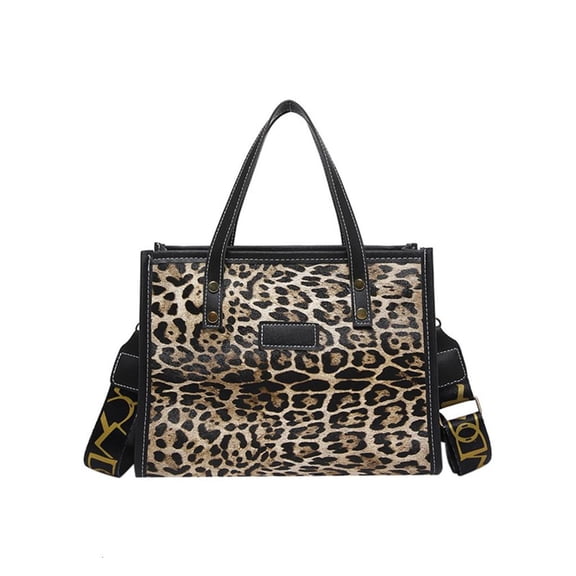 Giaone Unique Women's PU Armpit Bag with Leopard Pattern Stylish Shoulder Bag