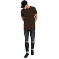 thumbnail image 3 of Hat and Beyond Men's Casual Hip Hop Longtailed T-Shirts, 3 of 4
