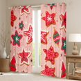 thumbnail image 2 of Castle Fairy Stars Print Girl Curtains Pack of 2 (42x84 Each),Merry Christmas Curtains Blackout,Happy New Year Bedroom Curtains,Ultra Soft Home Decor, 2 of 6
