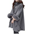 thumbnail image 5 of Vedolay Coat Women Business Casual Fall Coat Work Winter Coats Grey,L, 5 of 5