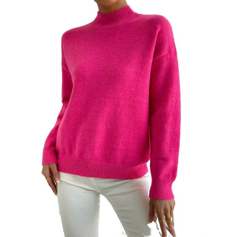 Pink sale sweater walmart