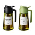 thumbnail image 1 of Botella dispensadora de aceite de oliva TrendPlain Original 470 ml, color negro y verde, 1 of 6