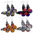 thumbnail image 1 of Dangle Earrings Butterfly Shape Creative Fashion Drop Earrings Pierced Earrings, 1 of 10
