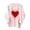 Pink, variant on TKLPEHG Womens Valentines Day Sweatshirt Lightweight Heart Print Graphic Tops Loose Long Sleeve Casual Dressy Crewneck Sweatshirt Pullover (Pink,XL)