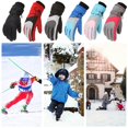 thumbnail image 2 of Black Niños Niños Invierno Espesar Cálido Montaña Snowboard Guantes de esquí A prueba de viento Impermeable Dedo completo Mitones para deportes al aire libre Esquí Ciclismo Montar, 2 of 5