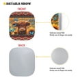 thumbnail image 5 of Renewold Auto Windshield Sun Shade 2 Pieces Sunshade for Car Windshield, Front Window Sun Visor Car Accessories, American Tribal Highland Cow Sunflower Red Green, 5 of 6