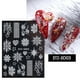 thumbnail image 1 of Adhesivo para uñas de resina 5D con diseño de copo de nieve navideño tridimensional en forma de V francés, 1 of 2