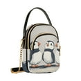 thumbnail image 7 of FORMRS Crossbody Bag for Women Quilted Travel Shoulder Cell Phone Purse with Chain Strap Handbag, Cute Puffin, 7 of 7
