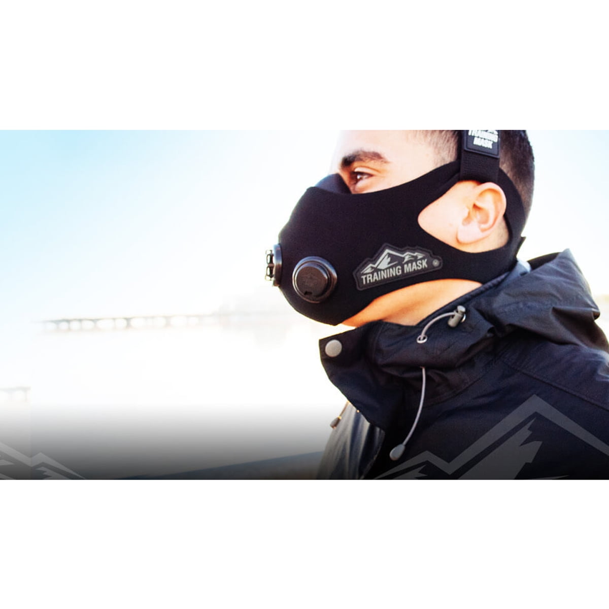  TRAININGMASK - Elevation Training Mask 2.0 - Fitness Mask, High Altitude  Mask, Workout Mask (Black, Small) : Sports & Outdoors