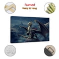 thumbnail image 2 of Fantasy Art Dragon Knight Armor Warrior Wall Art Poster Scroll Canvas Painting Picture Living Room Decor Home 12x18inch(30x45cm), 2 of 6
