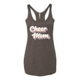thumbnail image 2 of Wild Bobby Retro Cheer Mom Girl Sports Women Tri-Blend Racerback Tank Top, Brown, Small, 2 of 5