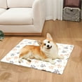 thumbnail image 5 of Super Soft Pet Mat for Cats and Dogs, Paw Print and Solid Color Cat Blanket, Self-Heating Thermal Mat, Cozy Plush Throw, Indoor Pet Warmer Mat, 5 of 6