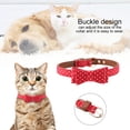 thumbnail image 4 of Beautiful Pet Cat Collar, Adjustable Cat Dog Bow Tie, Comfortable Black Dog Collar For Pet Cat Dog Pet Collar ANGGREK Polka Dot Bow Tie, 4 of 8
