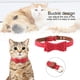 thumbnail image 3 of Collar de lunares para perro y gato, pajarita ajustable de cuero PU para perro (rojo, 1,3 x 32 cm/0,5 x 12,6 pulgadas), 3 of 8