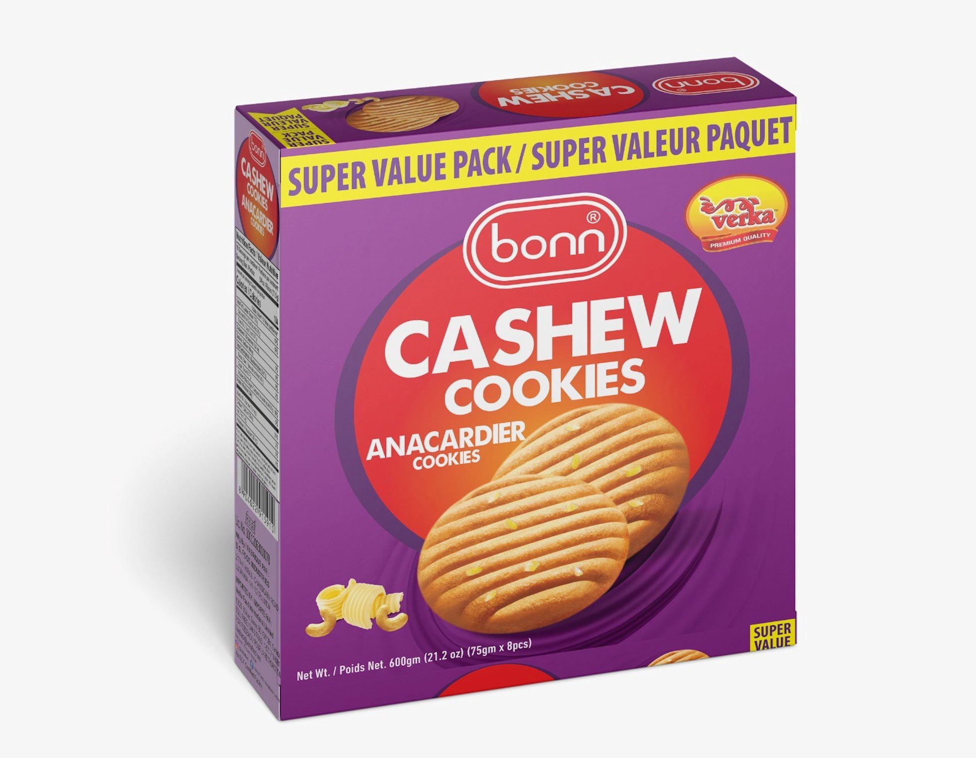 Biscuits Bonn à la Noix de Cajou, 600g