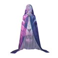 thumbnail image 7 of Honeii Cool Lion Head Print Poncho Cape, Cloak Coat, Snuggly Hooded Wearable Blanket, Hooded Cape For Teenagers,Halloween Costumes-Small, 7 of 7