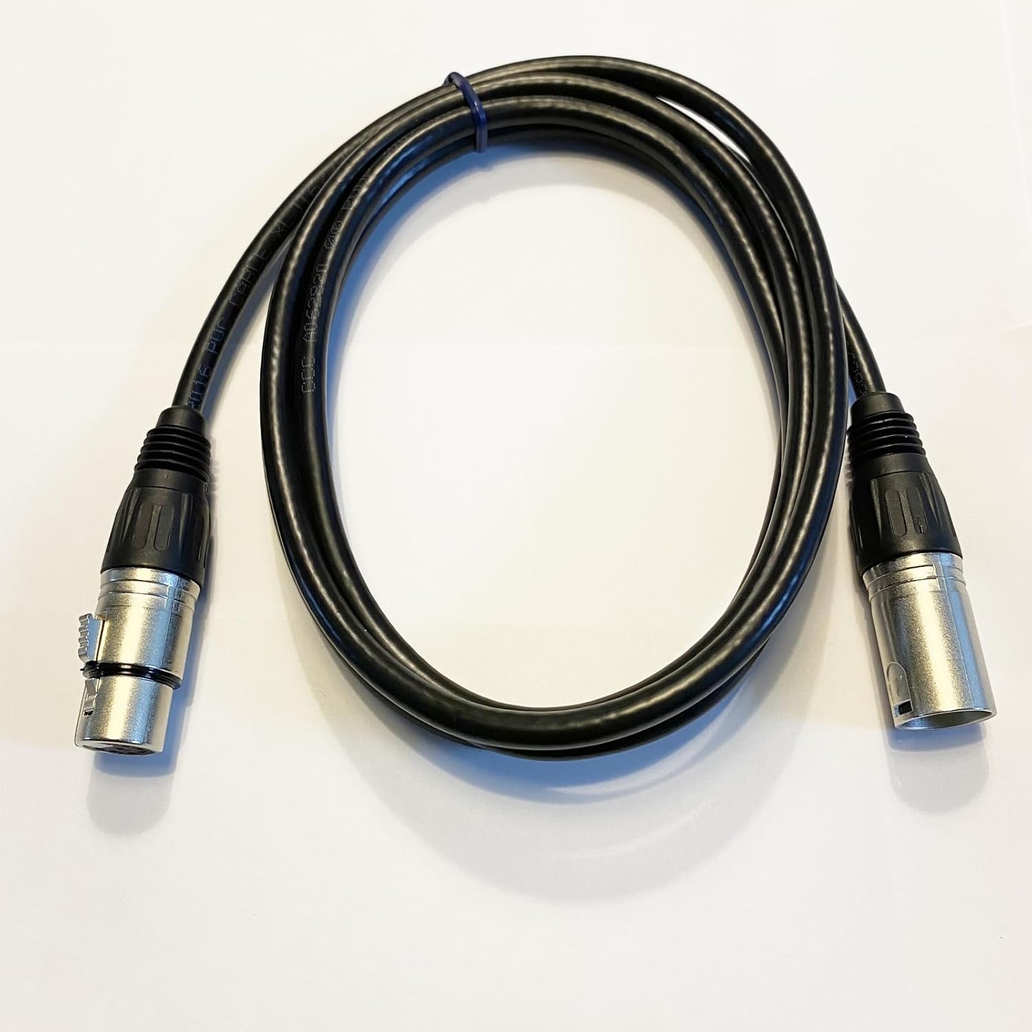 mistyhony 6.56ft 7 Pin XLR Connector Cable, XLR Microphone Cable Balanced Male to Female Connections for Microphone and Audio Interface, Straight Female to Male Plug Cable（2Meter）