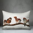 thumbnail image 3 of Creative Products Brown Birds on Branch 14x20 Indoor / Outdoor Pillow, 3 of 3